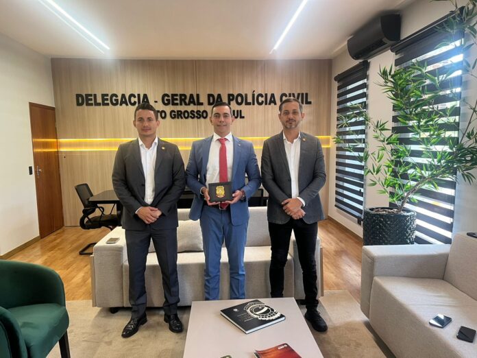 Delegado-Geral de MS recebe o Delegado-Geral de Alagoas