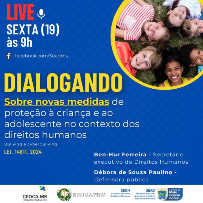 Evento on-line aborda lei que trata da prevenção e combate ao abuso e exploração sexual da criança e do adolescente