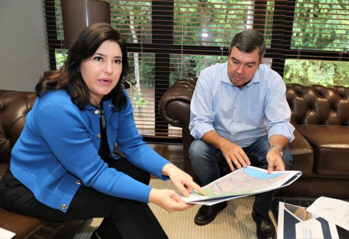 Ministra Simone Tebet Reunião com Governador Riedel Foto Saul Schramm