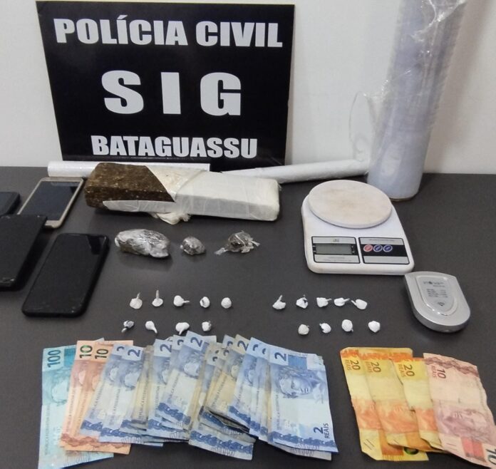 Polícia Civil fecha ponto de drogas em Bataguassu e prende Polícia Civil fecha ponto de drogas em Bataguassu e prende dois em flagrante por tráfico envolvendo adolescentes