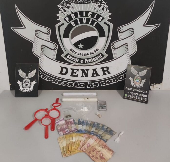 Traficante é preso pela Polícia Civil no Bairro Aero Rancho Traficante é preso pela Polícia Civil no Bairro Aero Rancho