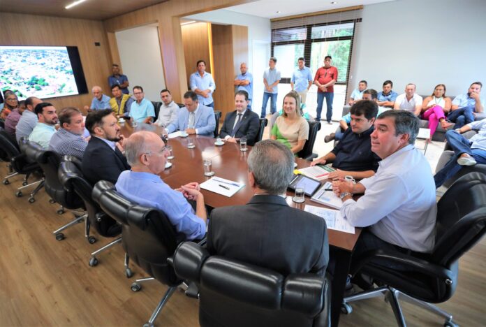 Com planejamento, Governo de MS vai expandir obras e investimentos Prefeitura de Nioaque Foto Saul Schramm