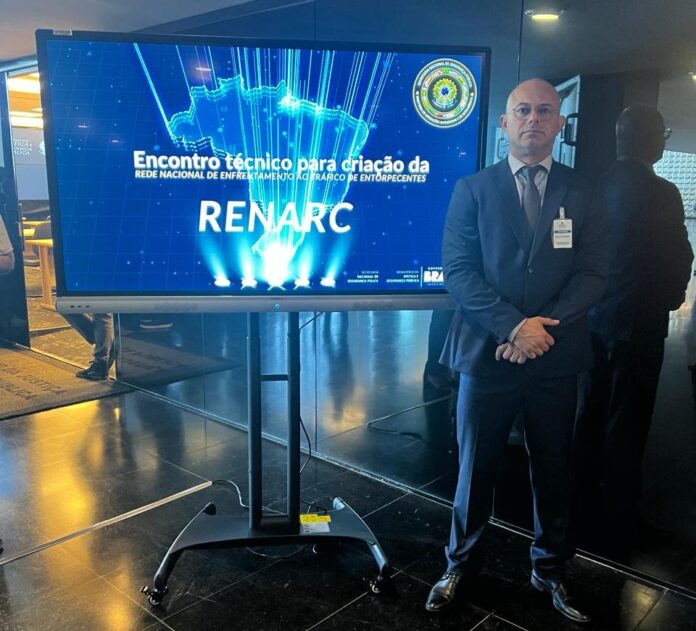 Delegado titular da DENAR participa em Brasília de encontro técnico para a criação da Rede Nacional de Enfrentamento ao Tráfico de Entorpecentes