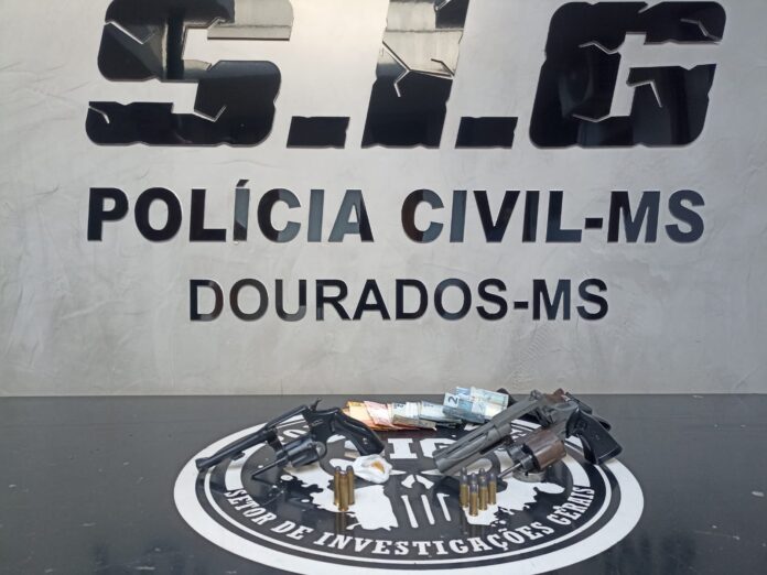 Polícia Civil apreende duas armas de fogo em Dourados
