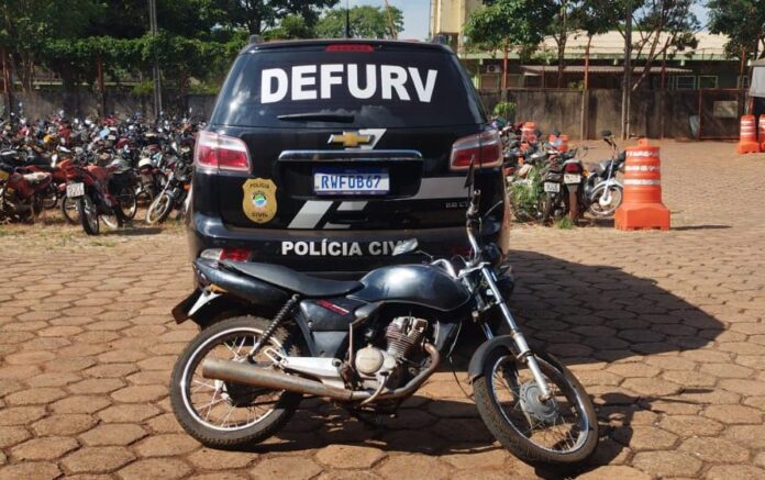 Polícia Civil apreende motocicleta, produto de crime em Campo Grande