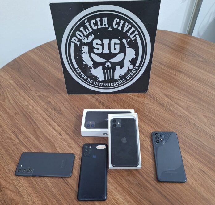 Polícia Civil recupera quatro aparelhos celulares com restrição criminal e identifica os receptadores em Três Lagoas