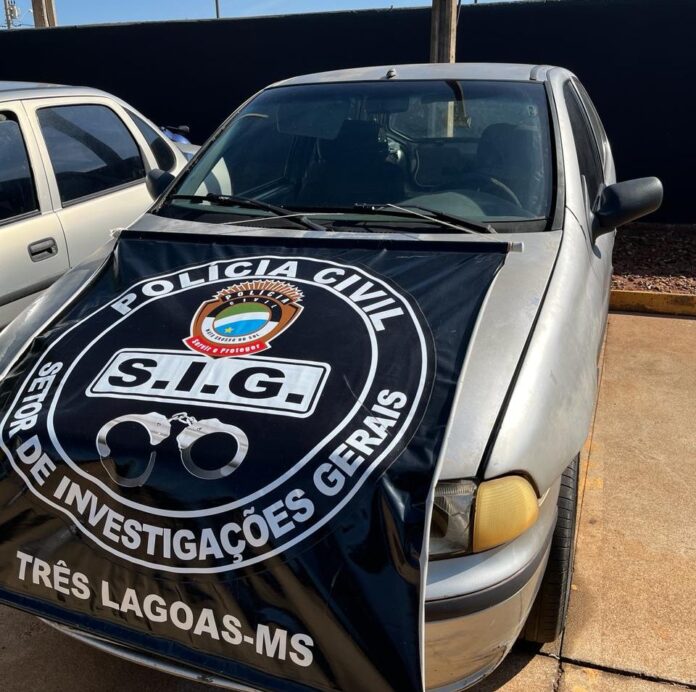 Polícia Civil recupera veículo furtado em Três Lagoas e identifica o autor do crime