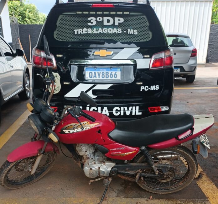 Autor de furto de motocicletas é preso pela Polícia Civil Autor de furto de motocicletas é preso pela Polícia Civil em Três Lagoas