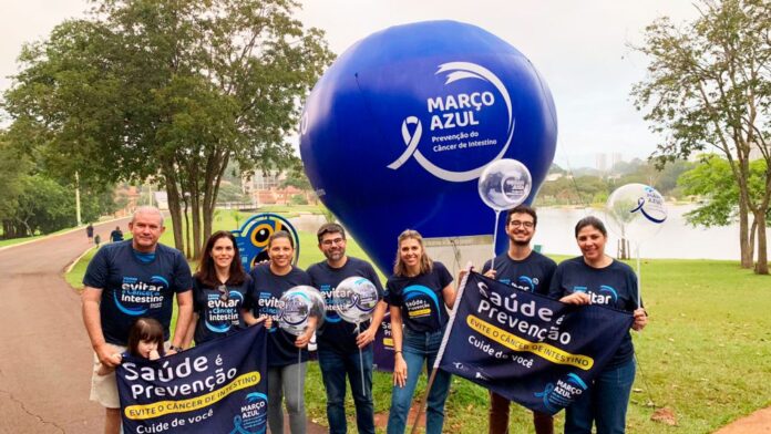 No Parque das Nações Indígenas, ação alerta para a prevenção do câncer de intestino