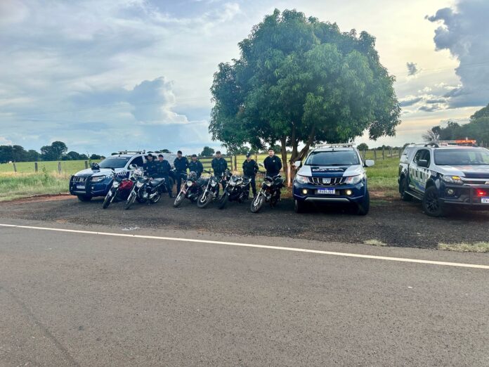 PMMS de Guia Lopes da Laguna prende autores de direção perigosa e perturbação do sossego