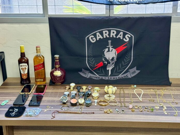 Polícia Civil desmantela associação criminosa responsável pela prática de inúmeros Polícia Civil desmantela associação criminosa responsável pela prática de inúmeros crimes de furto qualificado, que atuava diariamente há pelos menos três meses, capturando, em flagrante, três indivíduos e recuperando diversos objetos furtados em Campo Grande