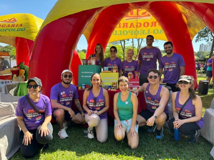 SES marca presença na caminhada da campanha ‘Vamos falar sobre obesidade’