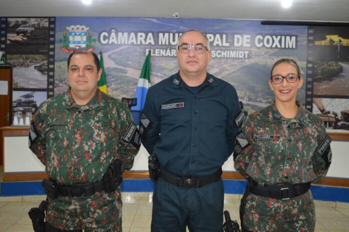 Comandante do 5º BPM participa da passagem de comando da Comandante do 5º BPM participa da passagem de comando da 3ª Companhia de Polícia Militar Ambiental de Coxim