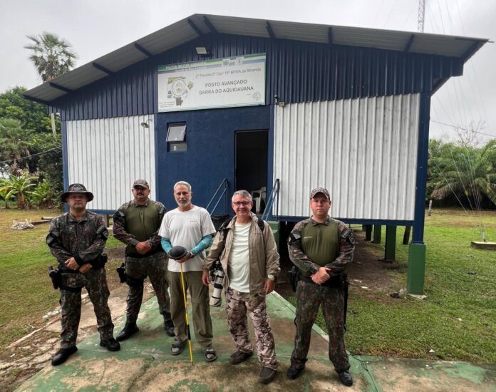 PMA de Miranda realiza monitoramento ambiental na Barra do Aquidauana PMA de Miranda realiza monitoramento ambiental na Barra do Aquidauana acompanhado de documentarista renomado