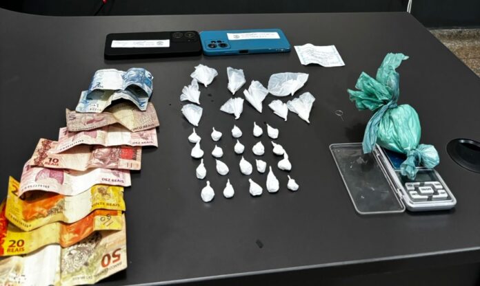 Polícia Civil prende em flagrante delito traficante de drogas e apreende drogas em Nova Alvorada do Sul