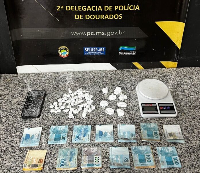 Polícia Civil prende homem que realizava “delivery” de drogas em Dourados