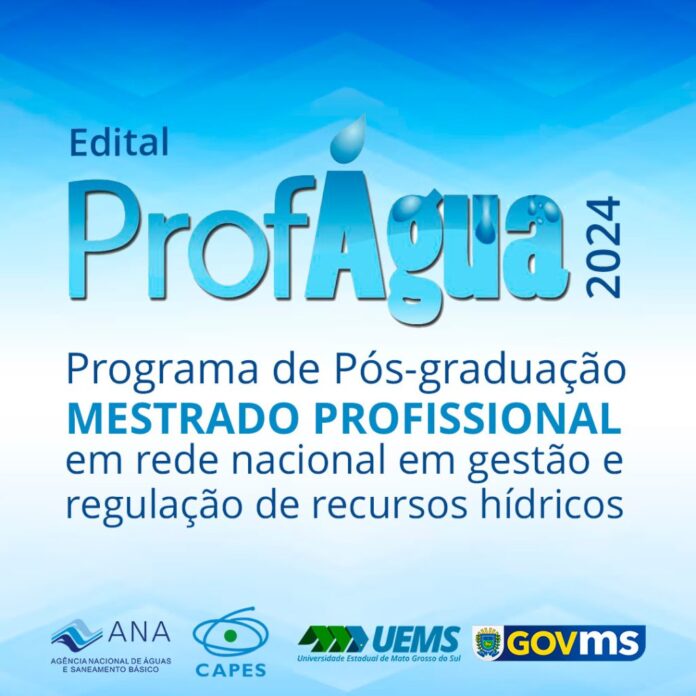 UEMS é selecionada para oferecer mestrado profissional em Gestão e UEMS é selecionada para oferecer mestrado profissional em Gestão e Regulação de Recursos Hídricos