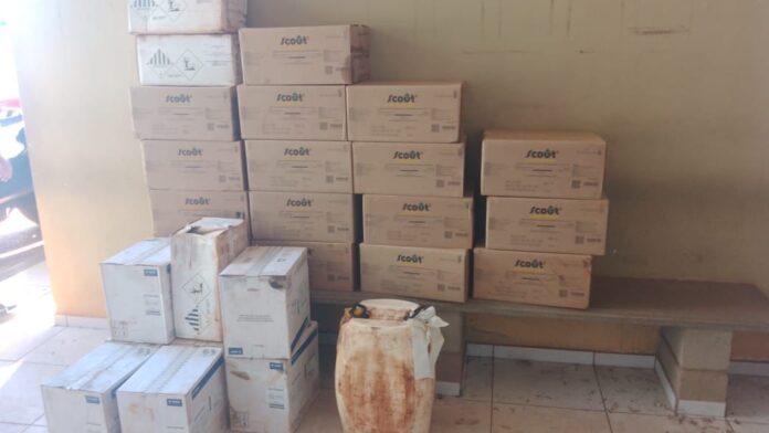 Batalhão de Polícia Militar Rural apreende defensivos agrícolas furtados Batalhão de Polícia Militar Rural apreende defensivos agrícolas furtados