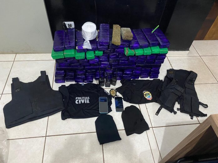 Polícia Civil desarticula entreposto e prende duas pessoas foragidas da justiça em Amambaí