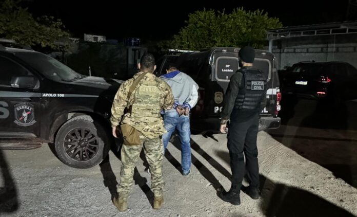 Polícia Civil prende homicida foragido em Ladário Polícia Civil prende homicida foragido em Ladário