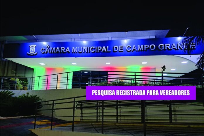 5ª Pesquisa registrada em Campo Grande 2024: intenções de votos 5ª Pesquisa registrada em Campo Grande 2024: intenções de votos para vereadores