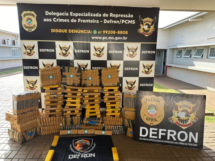 Polícia Civil apreende meia tonelada de maconha em Ponta Porã