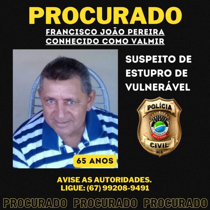 Polícia Civil identifica suspeito de abusar sexualmente criança de 10 Polícia Civil identifica suspeito de abusar sexualmente criança de 10 anos de idade em Novo Horizonte do Sul