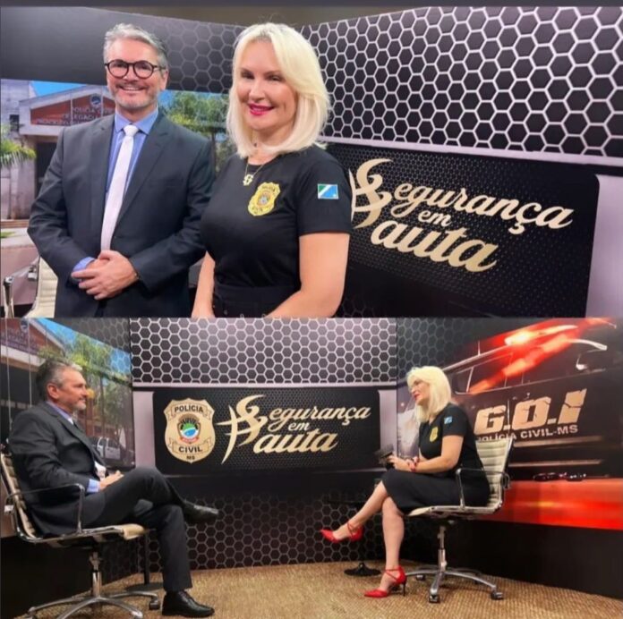 Segurança em pauta desta semana entrevista o Delegado-Geral da Polícia Civil do Mato Grosso do Sul