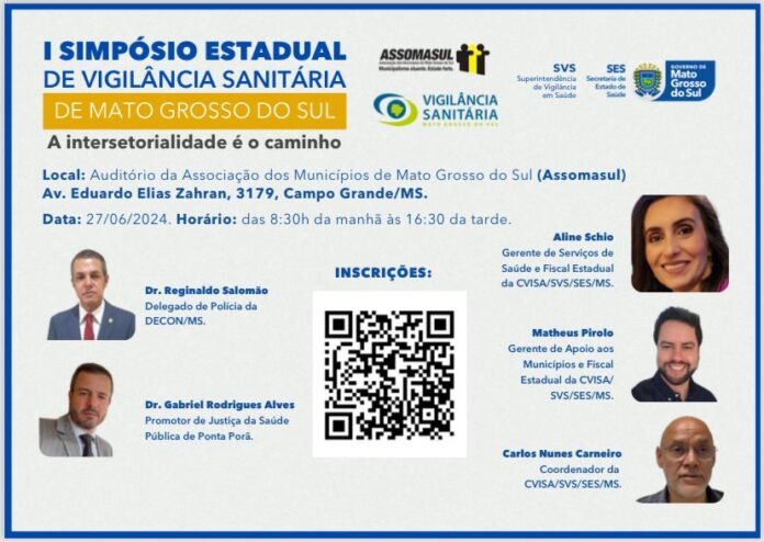 Simpósio Estadual de Vigilância Sanitária promove debate sobre intersetorialidade em Simpósio Estadual de Vigilância Sanitária promove debate sobre intersetorialidade em MS