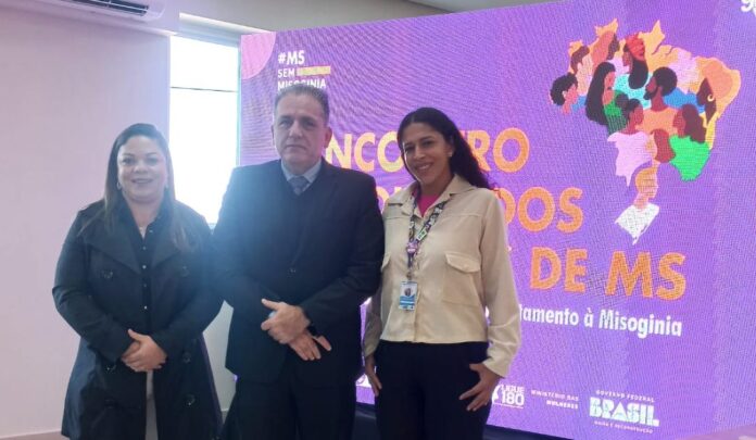 Delegado-Geral Adjunto e Coordenadora do NIC participam da agenda no Delegado-Geral Adjunto e Coordenadora do NIC participam da agenda no MS, da Ministra de Estado das Mulheres, Sra. Aparecida Gonçalves, ‘Cida Gonçalves ‘ em Campo Grande