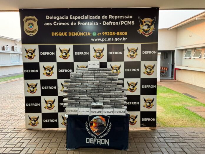 Polícia Civil apreende quase 100 kg de cocaína em Dourados