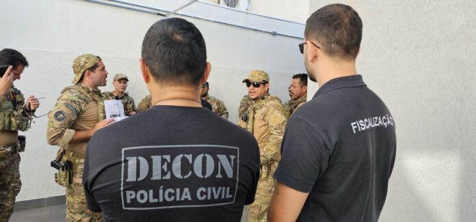 Polícia Civil participa de Operação Nacional de Combate à venda Polícia Civil participa de Operação Nacional de Combate à venda ilegal de cigarros em Campo Grande