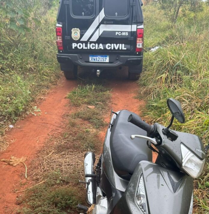 Polícia Civil recupera motocicleta furtada em Iguatemi Polícia Civil recupera motocicleta furtada em Iguatemi