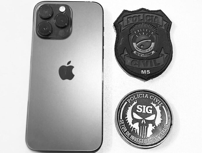 Polícia civil recupera celular furtado e prende o receptador em Polícia civil recupera celular furtado e prende o receptador em Corumbá