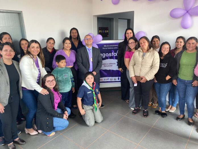 Delegacia de Coronel Sapucaia realiza palestra em comemoração ao Agosto Delegacia de Coronel Sapucaia realiza palestra em comemoração ao Agosto Lilás