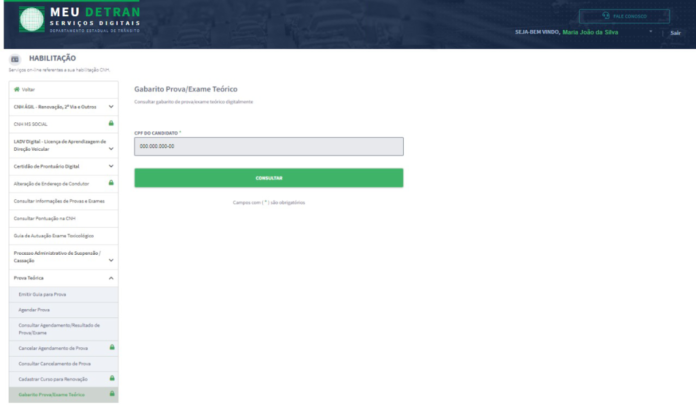 Detran lança ferramenta para consulta online de prova, gabarito e Detran lança ferramenta para consulta online de prova, gabarito e pedido de revisão da prova teórica