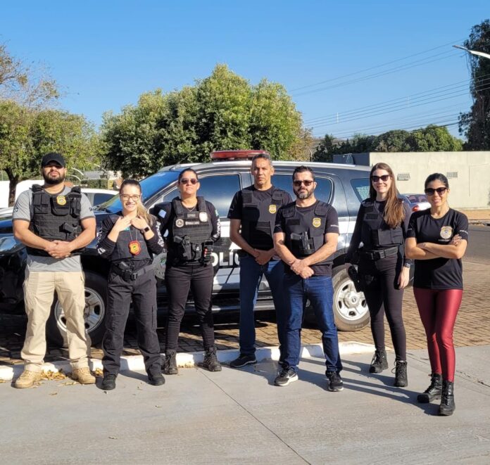 Durante o “Dia D”, da operação Shamar, Polícia Civil realiza Durante o “Dia D”, da operação Shamar, Polícia Civil realiza ações de conscientização contra a violência doméstica, em Coxim