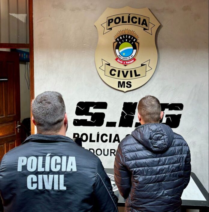 Foragido condenado por tráfico de drogas em São Paulo é Foragido condenado por tráfico de drogas em São Paulo é preso por policiais civis em Dourados