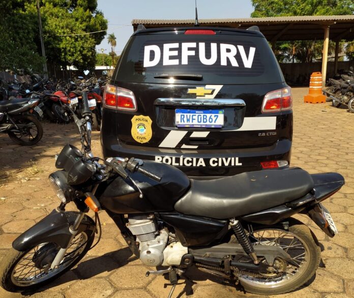 Homem com motocicleta adulterada é preso em flagrante pela Polícia Homem com motocicleta adulterada é preso em flagrante pela Polícia Civil, na Capital