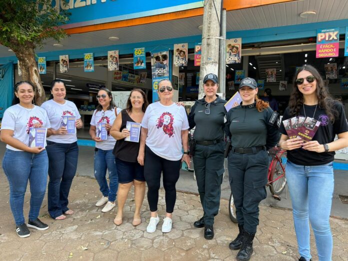 Operação Shamar – Em Aquidauana, Polícia Civil realiza ação de conscientização contra a violência doméstica