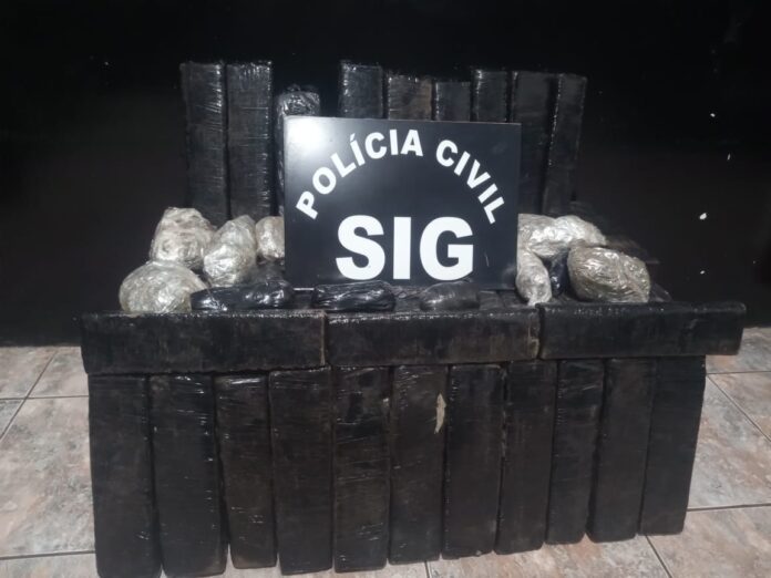 Polícia Civil apreende 200 kg de maconha em Nova Andradina Polícia Civil apreende 200 kg de maconha em Nova Andradina