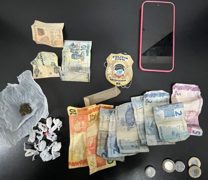 Polícia Civil apreende adolescente por tráfico de drogas em Miranda