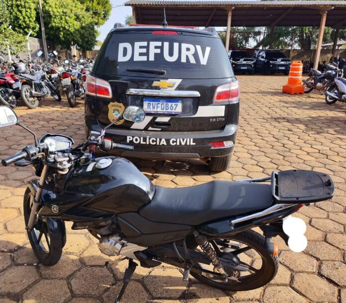 Polícia Civil apreende mais uma motocicleta no âmbito da operação “Caveat Emptor”