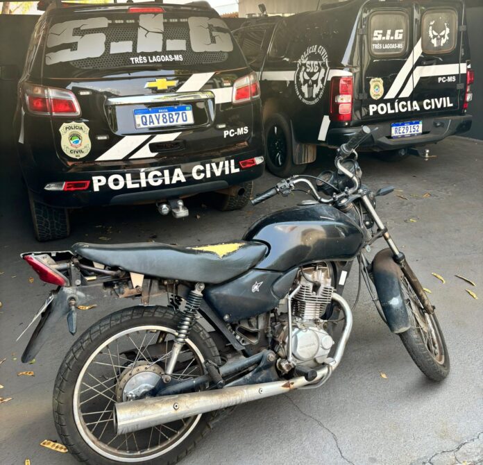 Polícia Civil identifica adolescentes envolvidos em furto de motocicleta e Polícia Civil identifica adolescentes envolvidos em furto de motocicleta e a receptadora em Três Lagoas