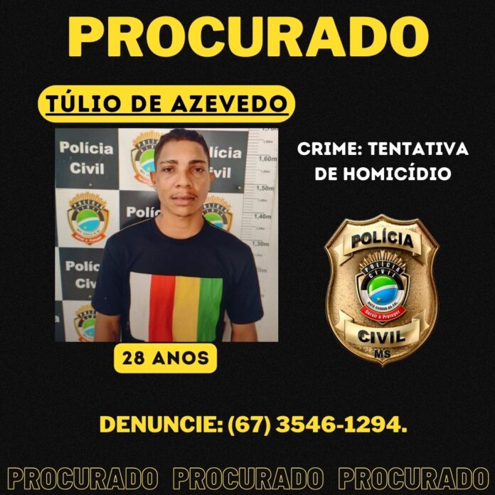 Polícia Civil identifica autor de duas tentativas de homicídio ocorridas Polícia Civil identifica autor de duas tentativas de homicídio ocorridas em Brasilândia e pede apoio da população para localizar o foragido