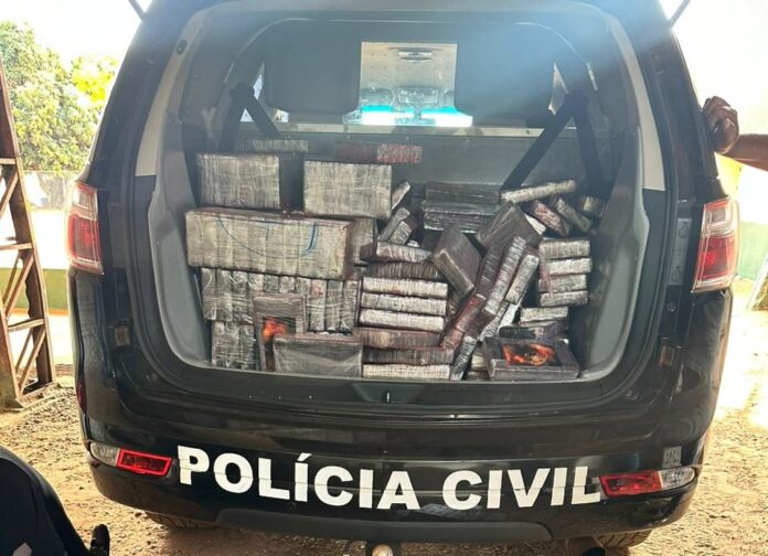 Polícia Civil incinera 220 kg de cocaína em Aral Moreira
