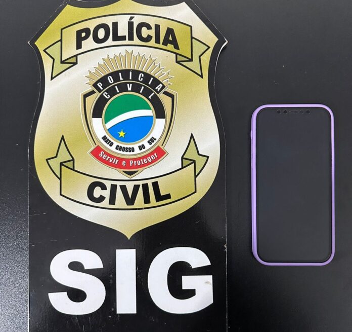 Polícia Civil recupera celular furtado em escola de Nova Andradina