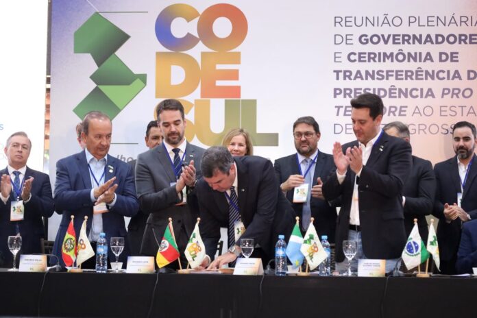 Riedel assume presidência do Codesul e firma parcerias para impulsionar Riedel assume presidência do Codesul e firma parcerias para impulsionar novos investimentos em MS