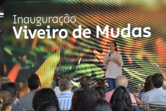 Gigante da celulose inaugura viveiro em MS e reforça diretriz Gigante da celulose inaugura viveiro em MS e reforça diretriz estadual de sustentabilidade e inclusão social
