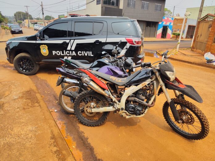 Polícia Civil inicia operação no interior do Estado e apreende Polícia Civil inicia operação no interior do Estado e apreende três motocicletas adulteradas em Sidrolândia